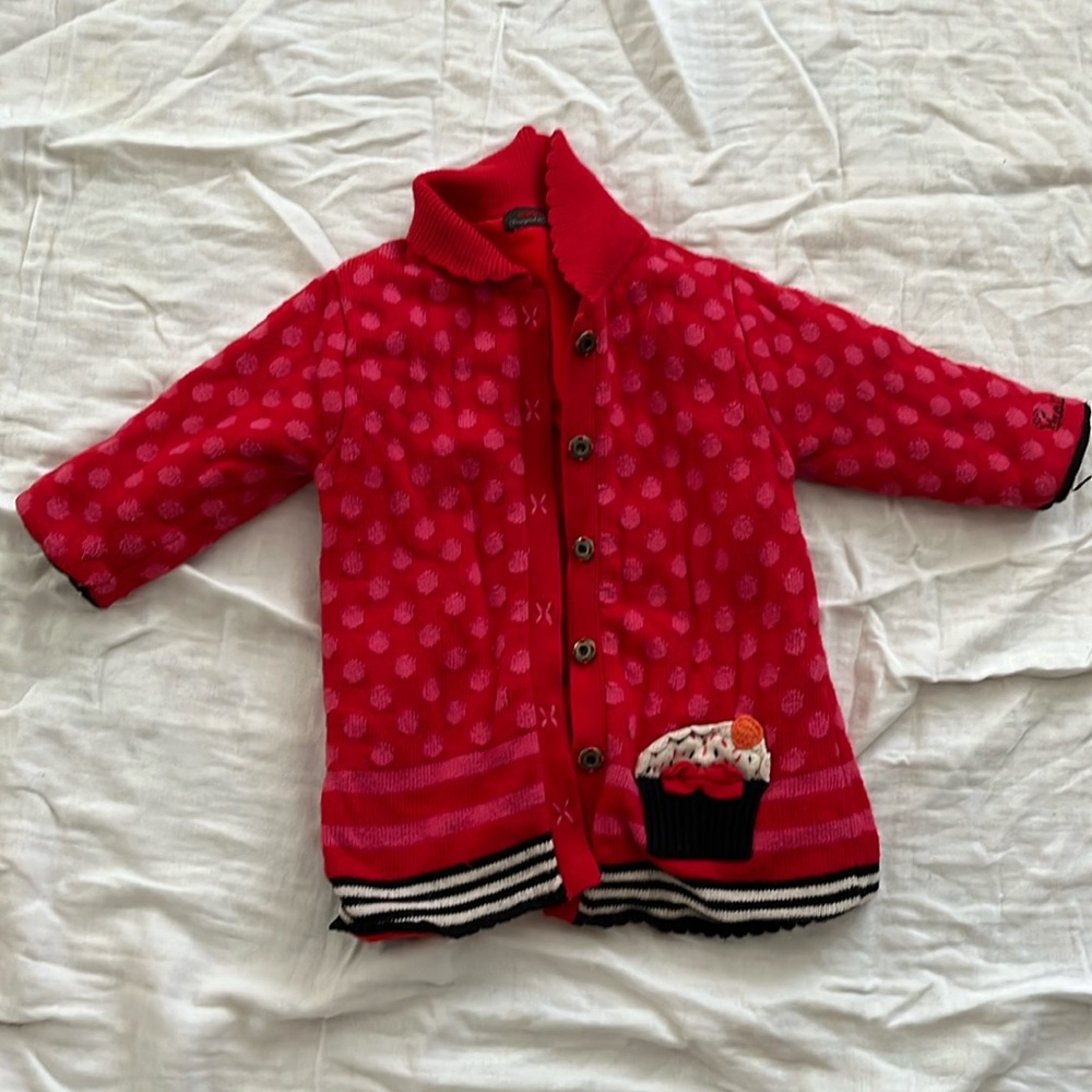 Adorable Catimini toddler girls cardigan